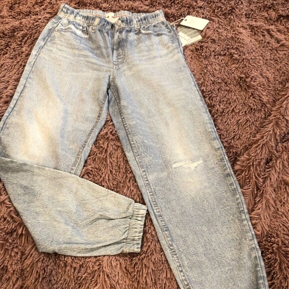 SOLD♥️SOLD♥️♥️NWT*ECRU FAUX LASER JOGGER SWEATPANT*M*LIKE RAG BONE MIRAMAR*NEW - Picture 4 of 16